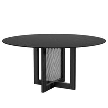 Load image into Gallery viewer, 59" Solid Wood Rounded Bar Table - Black
