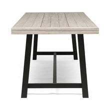 Load image into Gallery viewer, Equilibrium - Outdoor Dining Table With Wooden Frame And Slat Top

