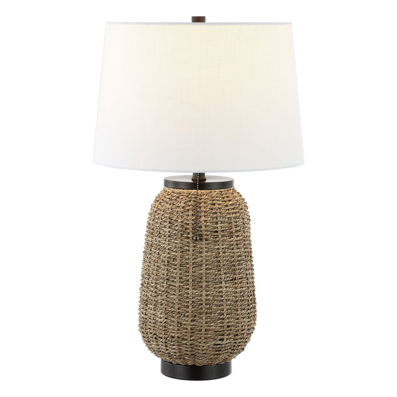 Urn Table Lamp LED With Empire Shade - Antiqued Bronze