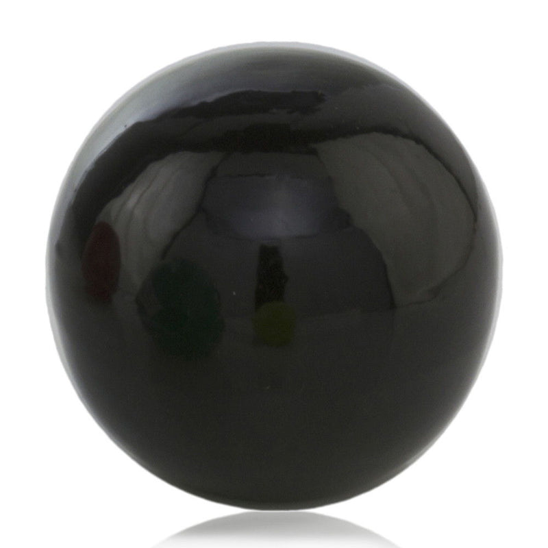 Enameled Decorative Sphere - Black