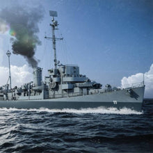Load image into Gallery viewer, Hand Painted Model Boat (624338) - Gray
