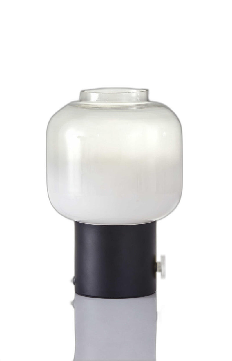 Mod Pod Glass Table Lamp - Black