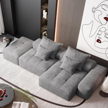 Load image into Gallery viewer, Modern Oversized Diy Combination Modular Sectional Sofa With Pillows
