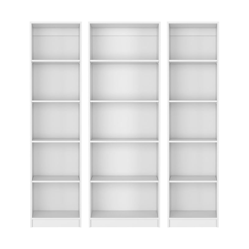 Five Tier Modular Bookcase (Set of 3) (546619) - White