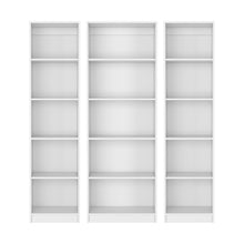 Load image into Gallery viewer, Five Tier Modular Bookcase (Set of 3) (546619) - White
