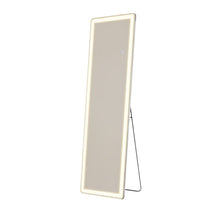 Load image into Gallery viewer, 60" Lighted Freestanding And Wall Mount Frameless Full Length Mirror - Clear
