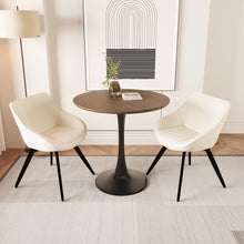 Load image into Gallery viewer, Round Dining Table Set With Tulip Design And 2 Chairs
