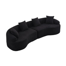 Load image into Gallery viewer, 4 Seater Sofa With Fabric, 30D, 60 Hardness Full Sponge, 4 Pillow For Living Room, Home Furniture Sleeper Sectional Sofa For Apartment
