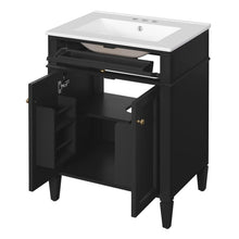 Load image into Gallery viewer, Bathroom Vanity With 2 Doors And Tip Out Drawer, Soft Closing Hinges
