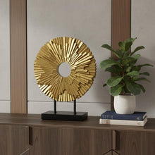Load image into Gallery viewer, Hand Painted Tabletop Sculpture (674605) - Gold
