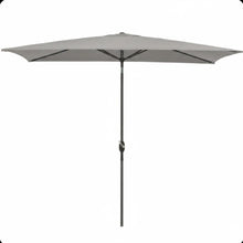 Load image into Gallery viewer, Rectangular Patio Umbrella With Crank Tilt, Polyester UV-Resistant Canopy
