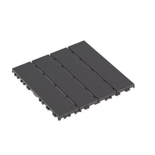 Load image into Gallery viewer, Plastic Interlocking 44 Pack Patio Deck Tiles, Square Waterproof Outdoor All Weather Use
