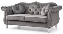 Load image into Gallery viewer, Stylish Flared Arm Loveseat
