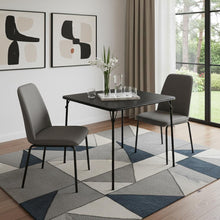 Load image into Gallery viewer, Wood Metal Folding Square Card Table - Black
