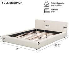 Load image into Gallery viewer, Stylish Upholstered Bed With Birch Wood Frame
