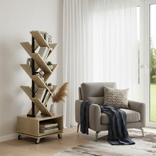Load image into Gallery viewer, Sixteen Tier Etagere Bookcase - Gray
