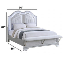 Load image into Gallery viewer, Elegant Bed With Built In Footboard Bench, USB
