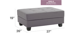 Load image into Gallery viewer, Stylish Storage Contemporary Ottoman
