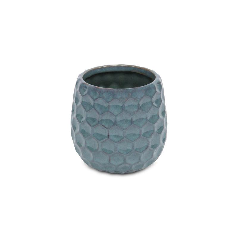 Round Pot Planter (487396) - Blue
