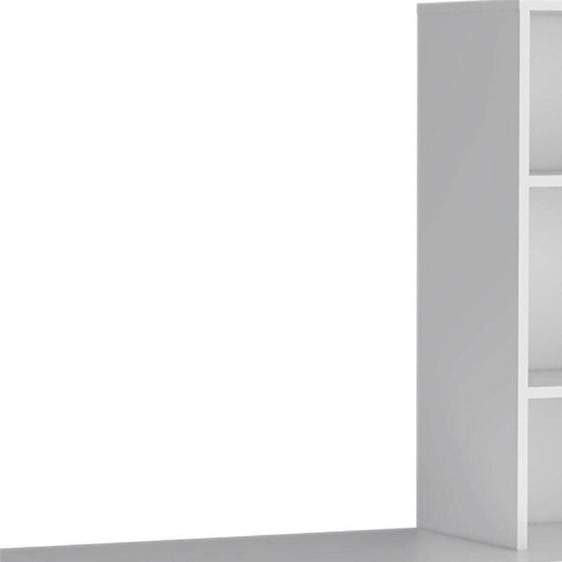 Computer Desk With Hutch (733303) - White