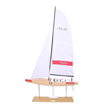 Load image into Gallery viewer, Hand Painted Model Boat - White / Beige
