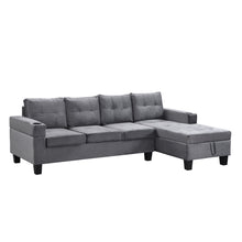 Load image into Gallery viewer, Modern Sectional Sofa Set With L Shape Chaise Lounge And Storage
