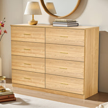Load image into Gallery viewer, Modern Drawer Dresser For Bedroom, Ample Storage Wide Chest Of Drawers
