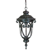 Load image into Gallery viewer, Naples 1-Light Marbelized Hanging Light - Mahogany
