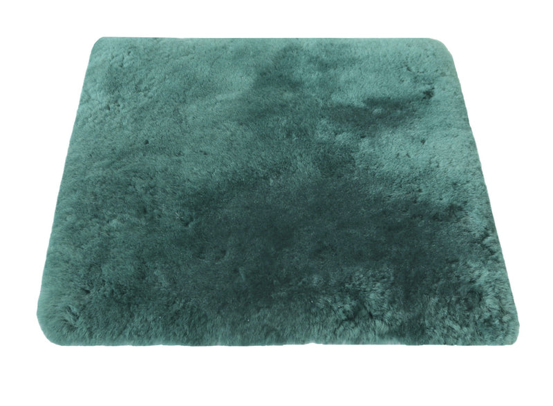 17" X 17" Linen Solid Color Dining Chair Pad (Set of 2) - Emerald