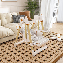 Load image into Gallery viewer, Convertible Baby High Chair To Rocker With 5 Point Harness
