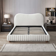 Load image into Gallery viewer, Norme - Queen Size Upholstered Low Profile Platform Bed - Cream
