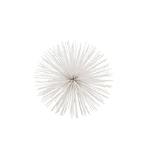Load image into Gallery viewer, Decorative Spiky Sphere Tabletop Sculpture (Set of 2) - White

