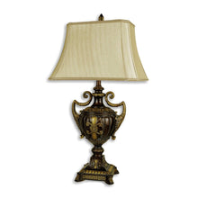 Load image into Gallery viewer, Vintage Ornamental Table Lamp With Shade - Beige
