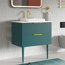 Load image into Gallery viewer, Elena - Modern Bathroom Vanity With Sink With Ample Storage, 2 Soft Close Drawers
