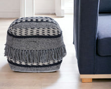 Load image into Gallery viewer, Pouf Ottoman - Gray
