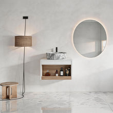 Load image into Gallery viewer, Floating Bathroom Vanity With Vessel Sink
