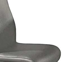 Load image into Gallery viewer, Dining Side Chairs Upholstered Faux Leather (Set of 2) - Silver / Gray

