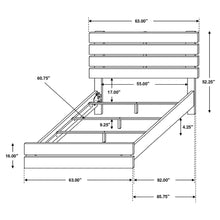 Load image into Gallery viewer, Slatted Headboard Panel Bed

