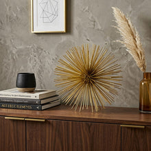 Load image into Gallery viewer, Antique Finish Large Urchin Sphere - Gold
