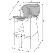 Load image into Gallery viewer, Mckinley - Bar Stool (Set of 2) - Brown
