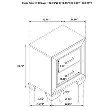 Load image into Gallery viewer, Tomasina - 2 Drawer Rectangular Nightstand - Taupe
