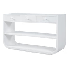 Load image into Gallery viewer, Console Table With 3 Soft Close Drawers &amp; 2 Open Shelves
