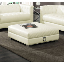 Load image into Gallery viewer, Cordelia - Square Ottoman - White
