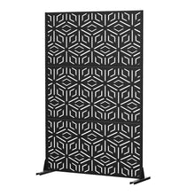 Load image into Gallery viewer, Three Panel Screen Room Divider (562846) - Black
