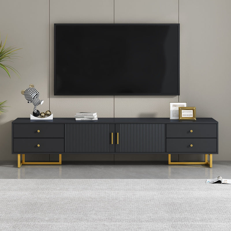 TV Stand With Storage For Living Room