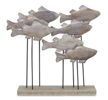 Load image into Gallery viewer, School Of Fish Tabletop Sculpture - Brown / Gray
