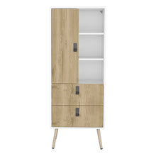 Load image into Gallery viewer, Two Drawer Chest - White / Natural
