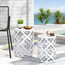 Load image into Gallery viewer, Outdoor Metal Modern Design End Table

