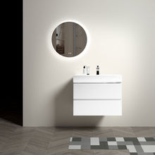 Load image into Gallery viewer, Alice - Bathroom Vanity With Large Storage, Sink Wall Mounted Floating Bathroom Vanity For Modern Bathroom, One-Piece Sink Basin Without Drain And Faucet
