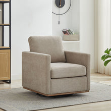 Load image into Gallery viewer, Square Upholstered Swivel Accent Chair
